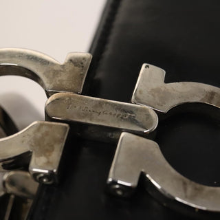 Salvatore Ferragamo Gancini Shoulder Bag Leather