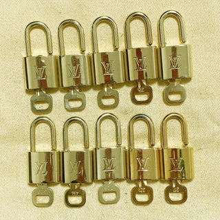 Louis Vuitton Cadenas Bag Charm Gold-plated