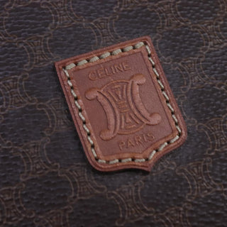 Celine Vintage Macadam Shoulder Bag Leather