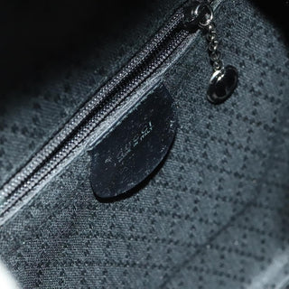 Gucci Vintage Bamboo Backpack Nylon and Patent Leather