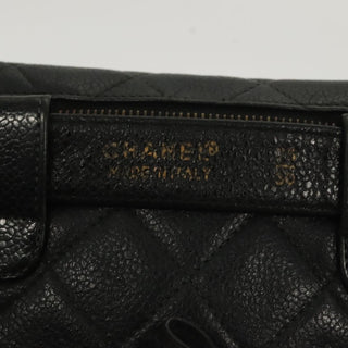 Chanel CC Charm Belt Bag Quilted Caviar