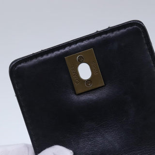 Chanel Vintage CC Turnlock Satchel Leather