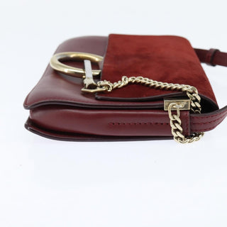 Chloe Faye Shoulder Bag Leather and Suede