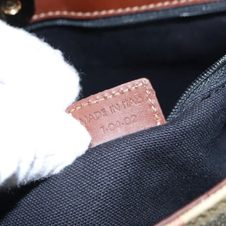 Burberry Top Handle Tote Haymarket Coated Canvas