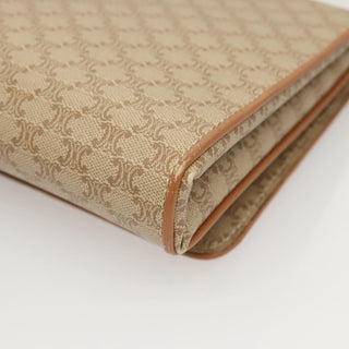 Celine Vintage Macadam Shoulder Bag Canvas