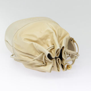 Chanel Vintage CC Drawstring Bucket Bag Lambskin