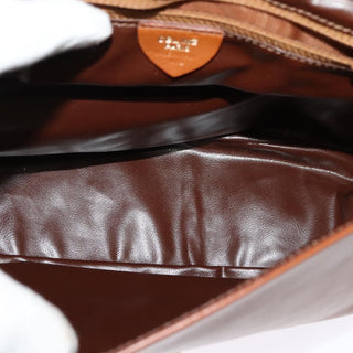 Celine Vintage Circle Logo Crossbody Bag Leather