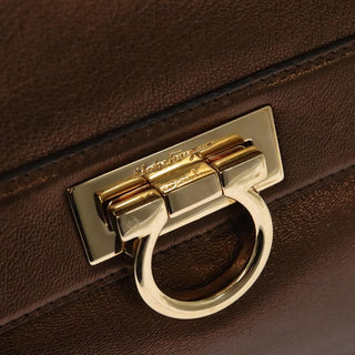 Salvatore Ferragamo Sofia Satchel Leather