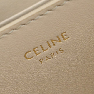 Celine C Charm Zip Around Wallet Quilted Leather