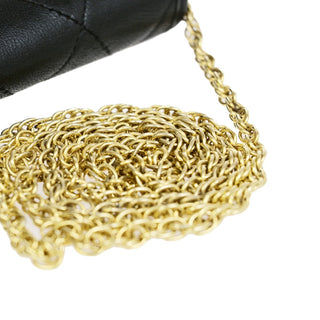 Chanel Vintage Round Flap Bag Quilted Lambskin