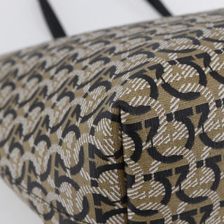 Salvatore Ferragamo Gancini Travel Tote Gancini Jacquard