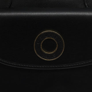 Celine Circle Logo Handbag Leather