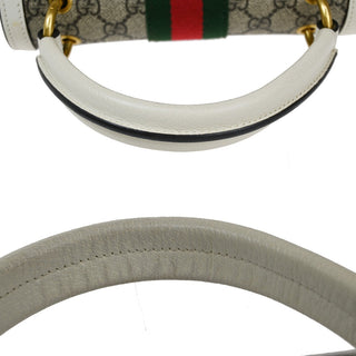 Gucci Queen Margaret Top Handle Bag GG Coated Canvas with Leather