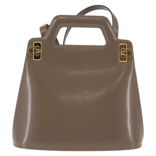 Salvatore Ferragamo Wanda Handbag Patent Leather