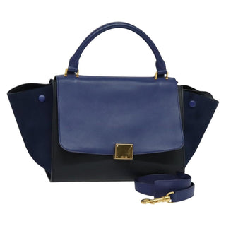 Celine Trapeze Bag Leather with Suede