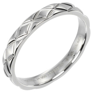 Chanel Matelasse Ring Platinum