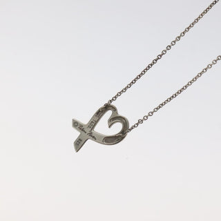Tiffany & Co. Paloma Picasso Loving Heart Pendant Necklace Silver 925