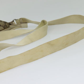 Gucci Zip Messenger Bag GG Canvas with Perforated Leather