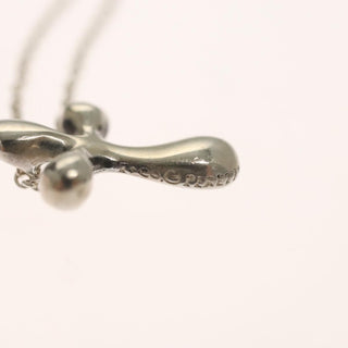 Tiffany & Co. Elsa Peretti Cross Pendant Necklace Sterling Silver