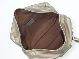 Salvatore Ferragamo Gancini Buckle Shoulder Bag Leather