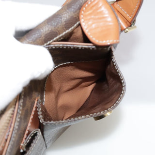 Celine Macadam Shoulder Bag PVC Leather