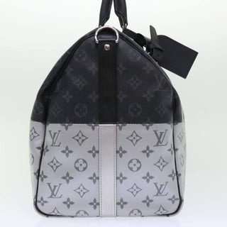 Louis Vuitton Keepall Bandouliere Bag Monogram Eclipse Split Canvas