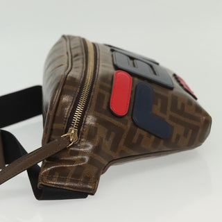 Fendi Mania Logo Waist Bag Zucca Coated Canvas