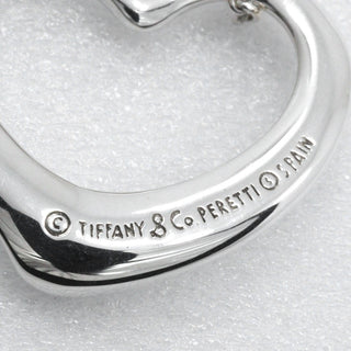 Tiffany & Co. Elsa Peretti Open Heart Pendant Necklace Sterling Silver