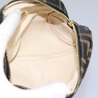 Fendi Vintage Toiletry Pouch Zucca Canvas