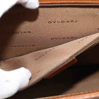 Bvlgari Turnlock Flap Convertible Top Handle Leather