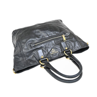 Prada Front Pocket Convertible Tote Vitello Shine