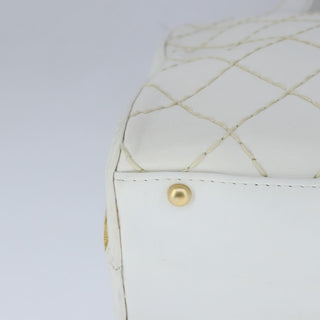 Chanel Surpique Zip Around Satchel Quilted Leather