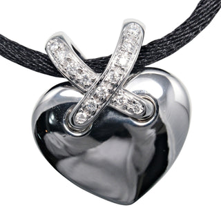 Chaumet Liens Heart necklace K18 white gold with diamonds