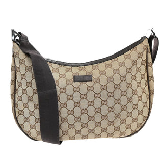 Gucci Saddle Zip Messenger Bag GG Canvas