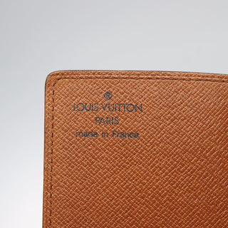 Louis Vuitton Porte Cartes Pression Card Case Monogram Canvas