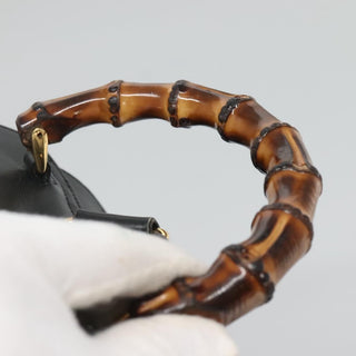 Gucci Vintage Bamboo Backpack Leather