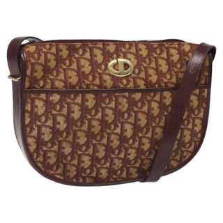 Christian Dior Vintage Trotter Shoulder Bag Canvas