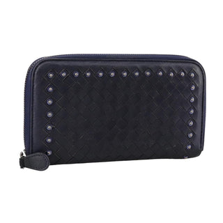 Bottega Veneta Intrecciato Long Zip  Wallet Leather