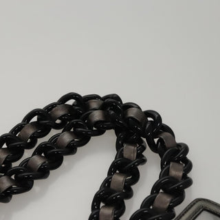 Prada Waves Chain Tote Leather and Tessuto