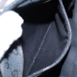 Gucci Web Strap Zip Messenger Bag GG Canvas