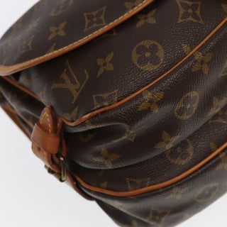 Louis Vuitton Saumur Handbag Monogram Canvas