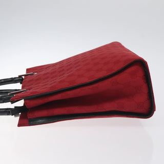 Gucci Vintage Bamboo Handle Tote Canvas