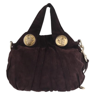 Gucci Hysteria Convertible Top Handle Bag Suede