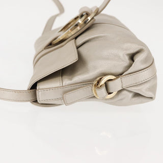 Bvlgari Chandra Flap Shoulder Bag Leather