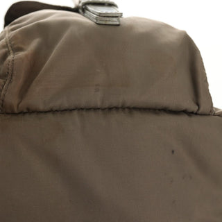 Prada Vela Double Front Pocket Backpack Tessuto with Saffiano Leather