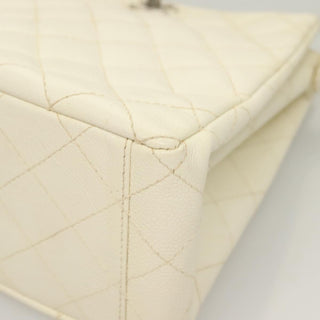 Chanel Vintage CC Shoulder Bag Quilted Caviar