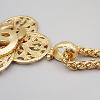 Chanel Logo CC Gold-plated