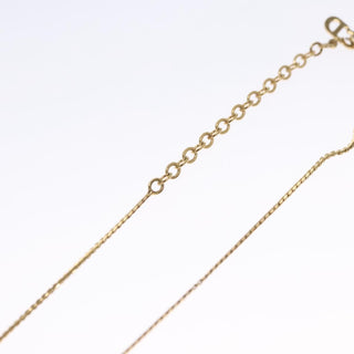 Christian Dior CD Pendant Necklace Metal