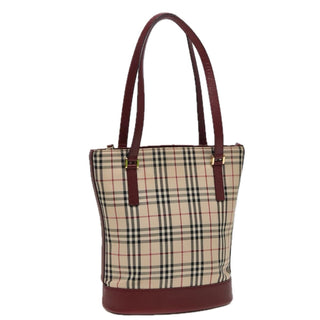 Burberry Nova Check Tote canvas check pattern