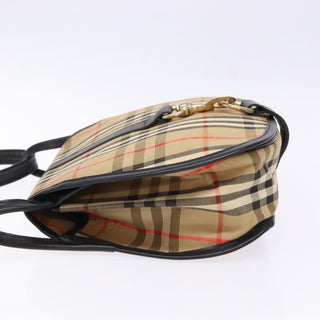 Burberry Flap Shoulder Bag Nova Check Coated Canvas